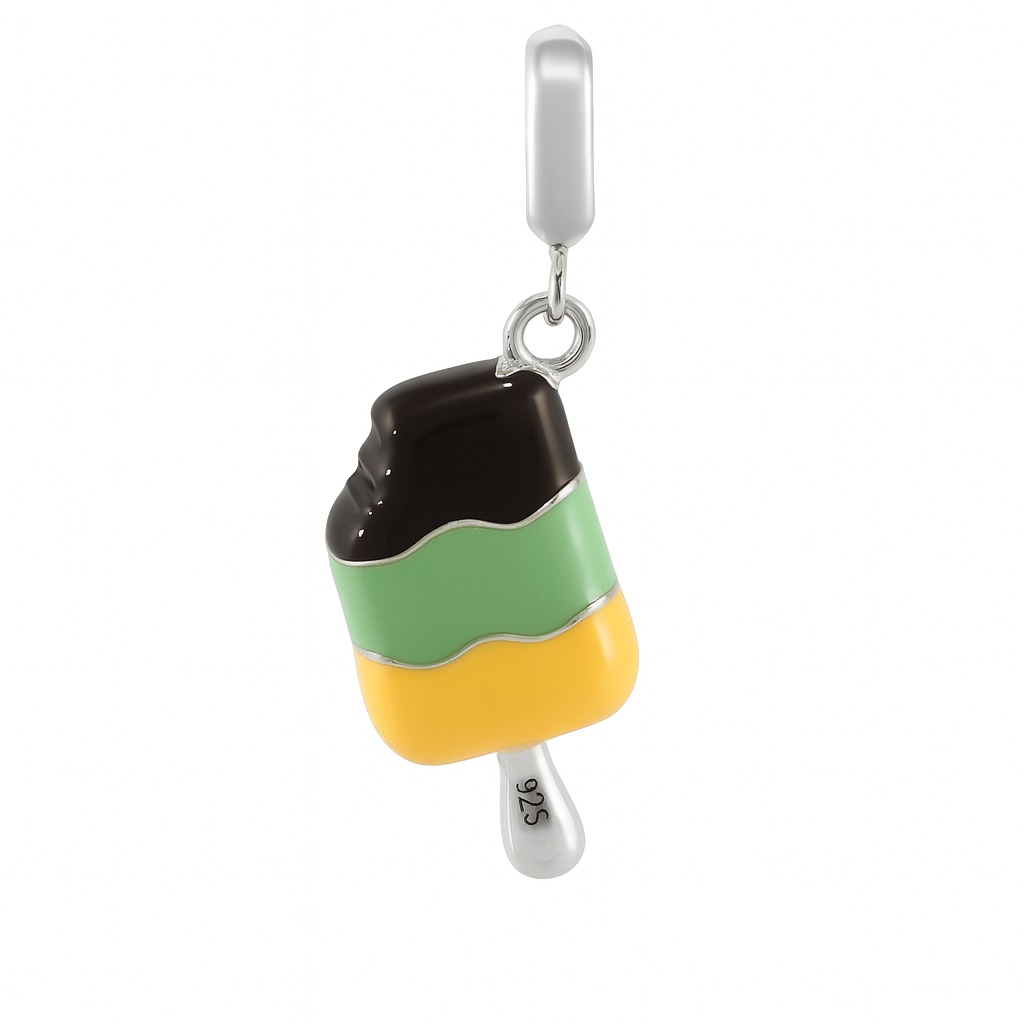 Sterling Silver Enamel Ice Cream Charms – Popsicle Jewelry for Summer - Zirak Silver