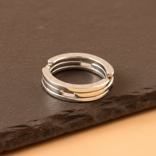 Sterling Silver “Grateful” Engraved Ring | Adjustable Unisex Band | Minimal Mindfulness Jewelry - Zirak Silver