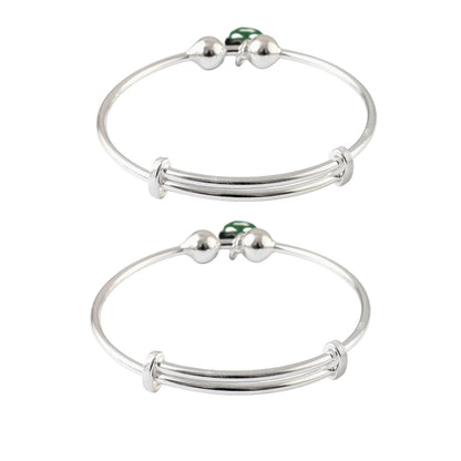 Sterling Silver Hulk Charm Bracelet Pair for Kids & Teens - Zirak Silver
