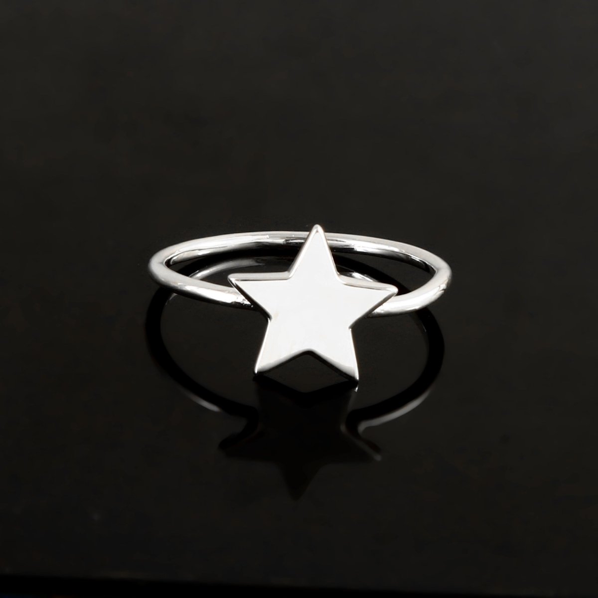 Sterling Silver Star Ring for Women - Zirak Silver