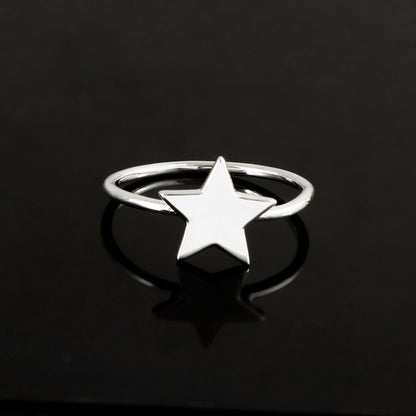 Sterling Silver Star Ring for Women - Zirak Silver