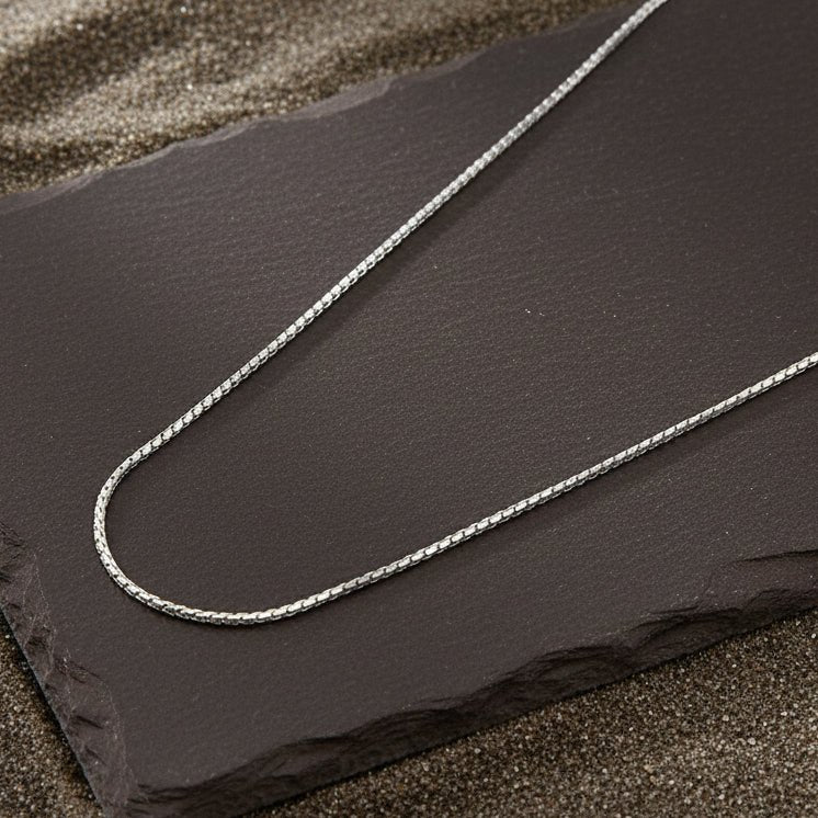 Sterling Silver Wheat Chain | 925 Silver Spiga Chain Necklace for Men & Women - Zirak Silver