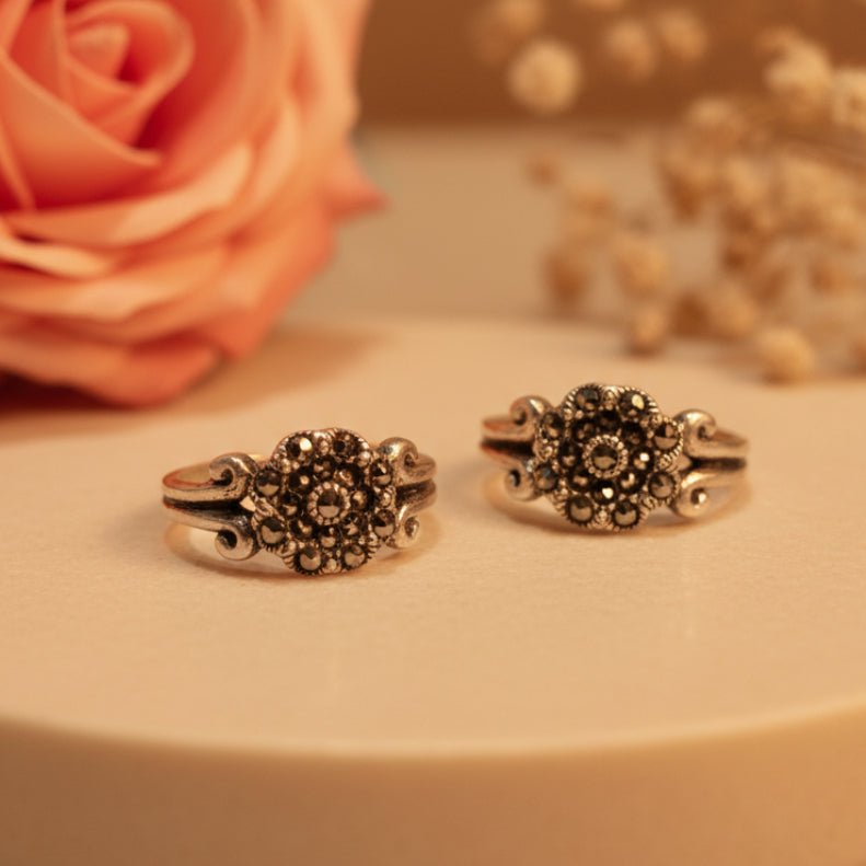 Tanu Toe Ring - Zirak Silver