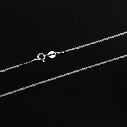 Tara Chain – Rhodium Plated Silver Chain - Zirak Silver