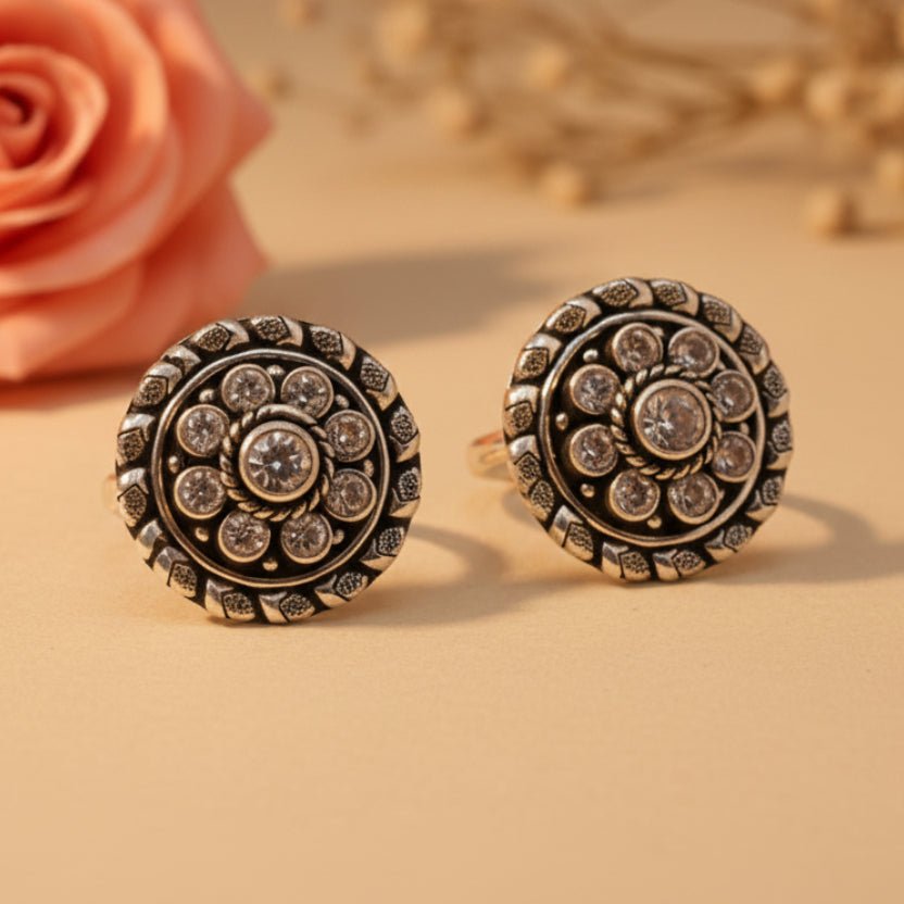 Tara Toe Rings - Zirak Silver