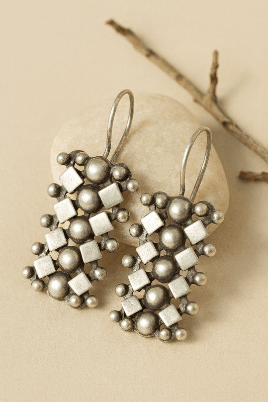 Textured Tribal Slabs - Zirak Silver