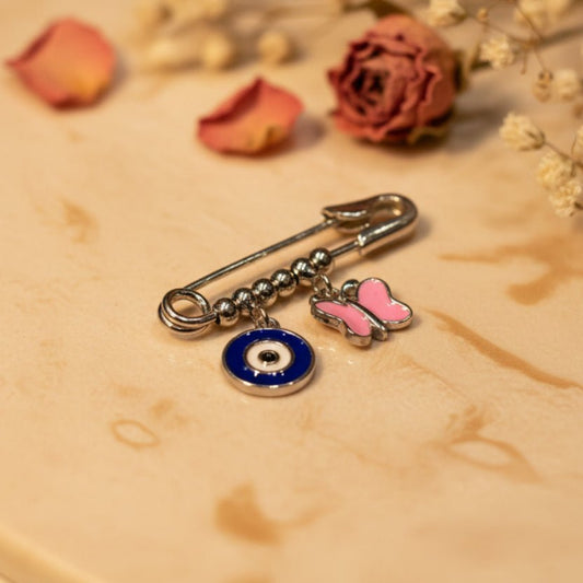 Titli Nazar Baby Pin - Zirak Silver