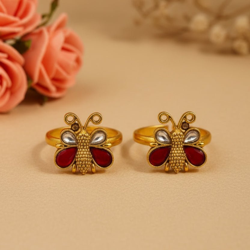 Titli Toe Rings - Zirak Silver