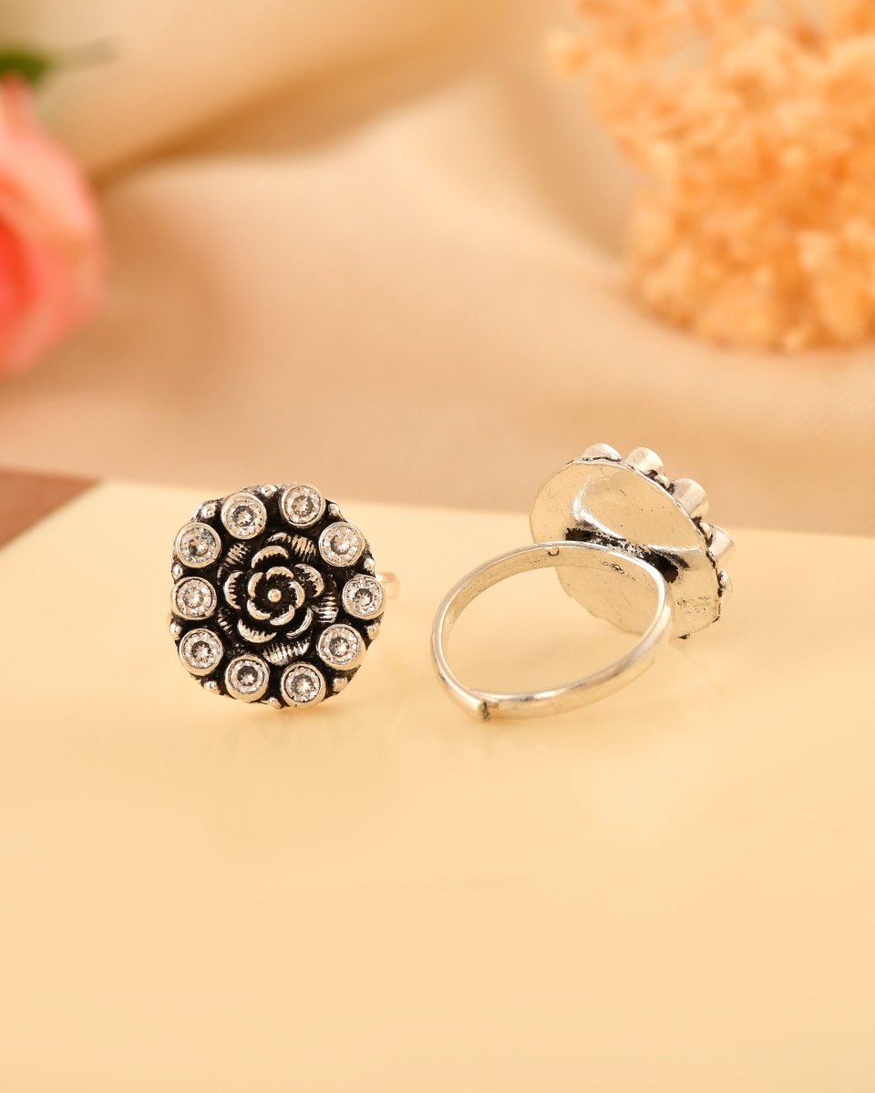 Tridala Toe Rings - Zirak Silver