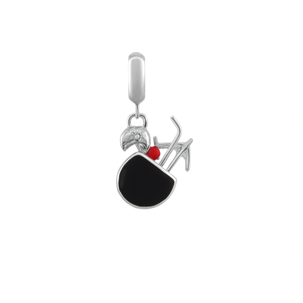Tropical Cocktail & Exotic Drink 925 Sterling Silver Charms – Summer Jewelry for Bracelets - Zirak Silver
