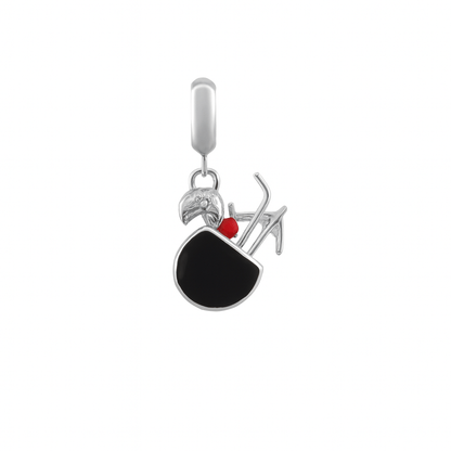 Tropical Cocktail & Exotic Drink 925 Sterling Silver Charms – Summer Jewelry for Bracelets - Zirak Silver