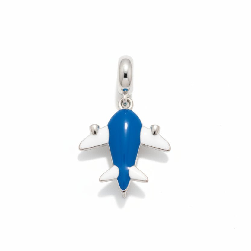 Udaan Airplane Charm - Zirak Silver