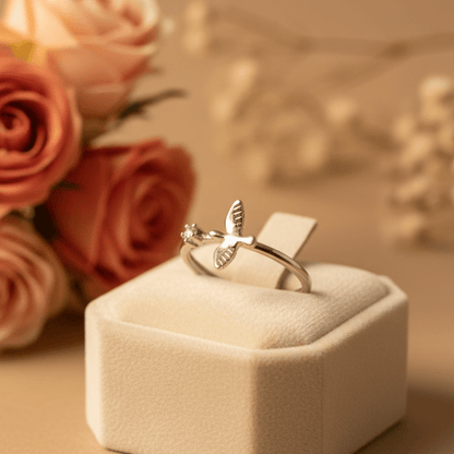 Udaan Bird Ring - Zirak Silver
