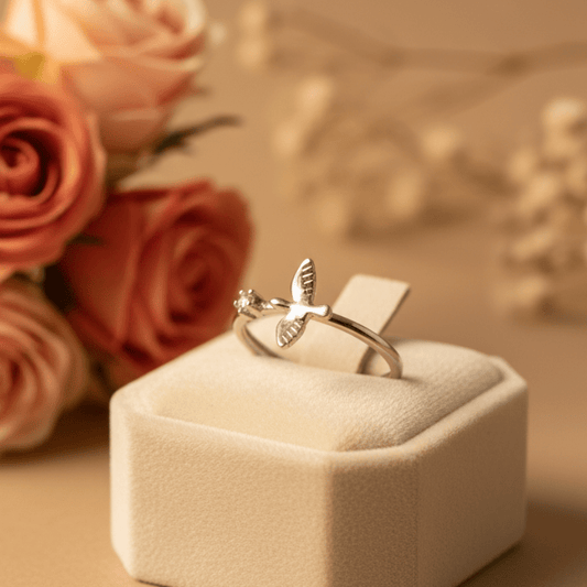Udaan Bird Ring - Zirak Silver
