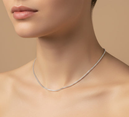 Mehar Chain – Glossy Finish Fishtail Silver Chain