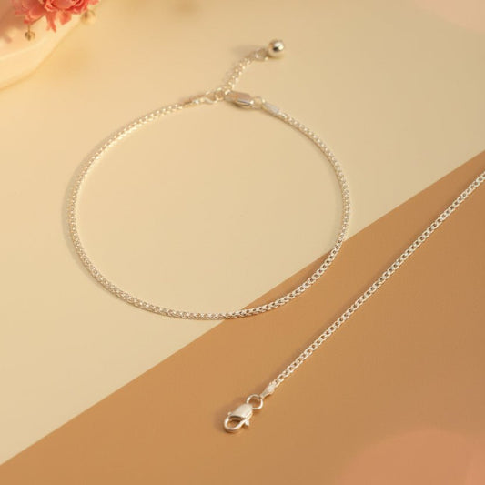 Veer Anklet - Zirak Silver