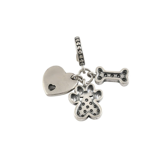 Vintage Bow Filigree Sterling Silver Charm Bead - Zirak Silver