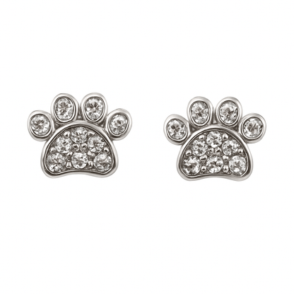 Yellow Paw Print Charm in 925 Silver - Zirak Silver