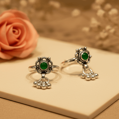 Zarina Bichiya Pair - Zirak Silver